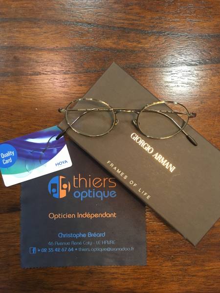 Où acheter des lunettes de vue, Giorgio Armani, le Havre 76600